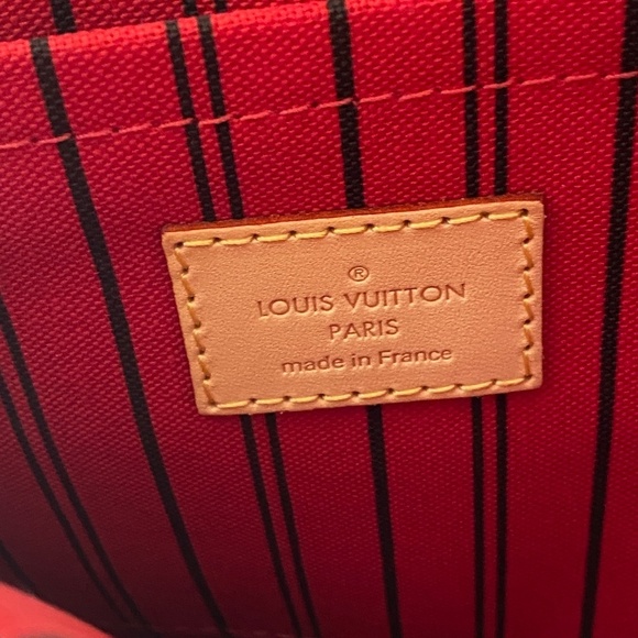LOUIS VUITTON MONOGRAM NEVERFULL CLUTCH POUCH AUTHENTICATION * EXCELLENT - Picture 5 of 16